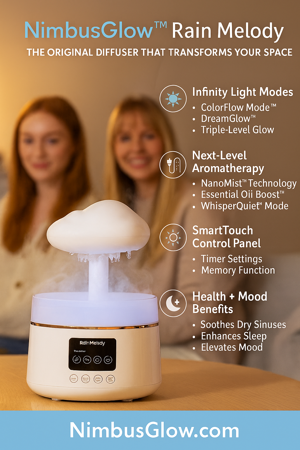 NimbusGlow Rain Melody™